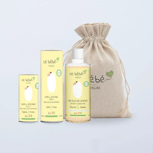 Coffret Douceur "Le Bébé Français" - L’essentiel bio pour la peau de votre trésor ✨ - MonSoinBienEtre