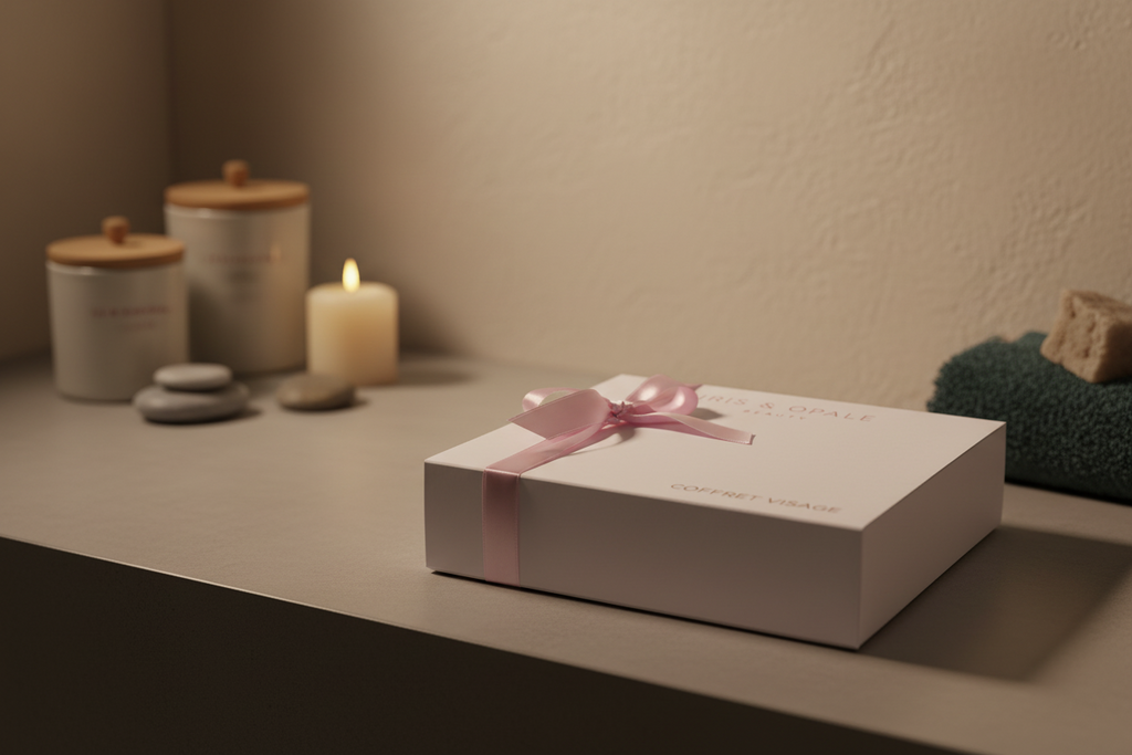 Coffret Galaxie visage | Iris & Opale Beauty. Découvrez nos 15 soins visage emblématiques en format mini. Aux pierres fines et aux extraits végétaux bio. Pour tous les types de peau. Idée cadeau.