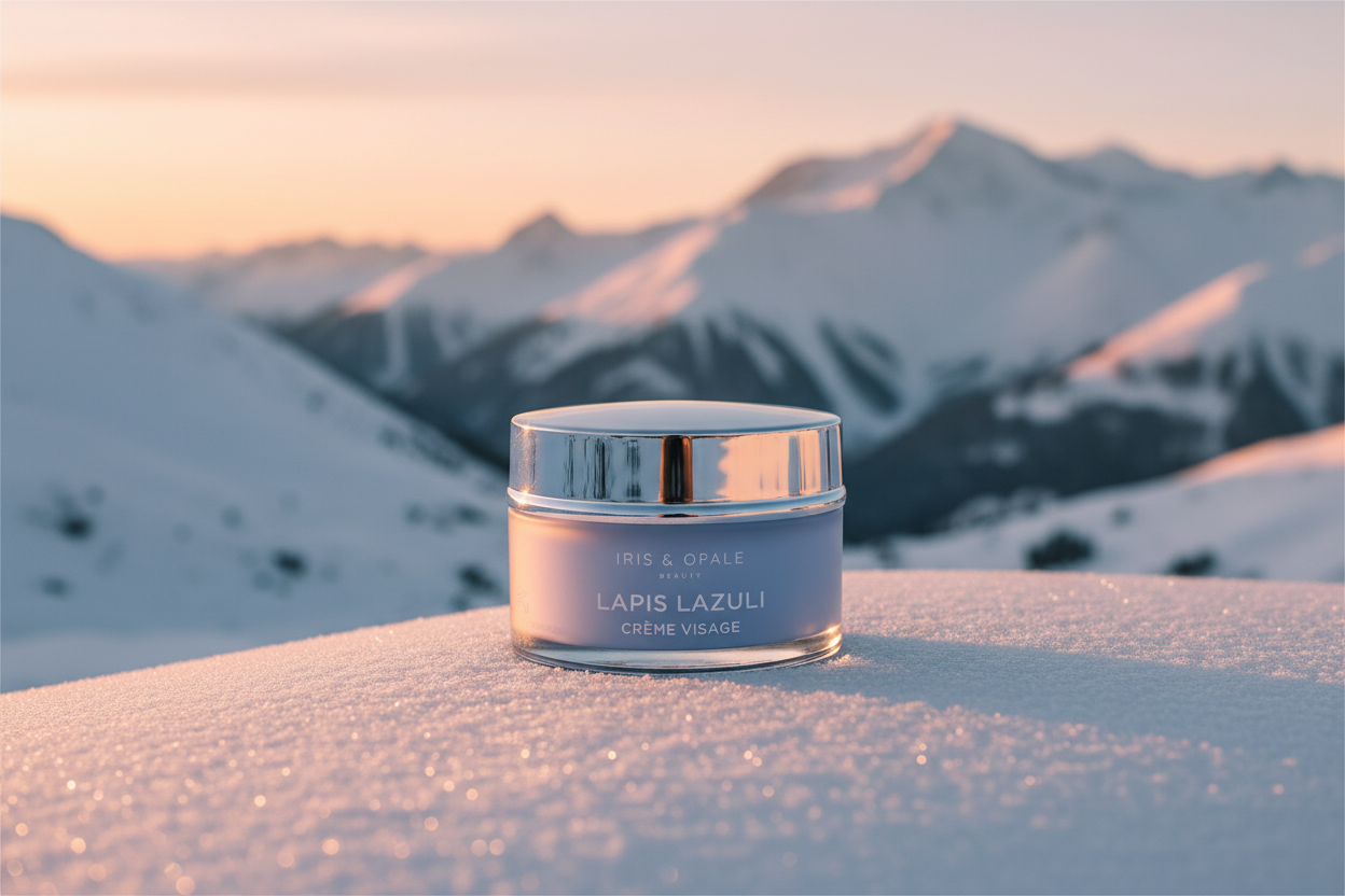 Lithocosmetique luxe Iris et Opale rituel bien-être aux pierres précieuses