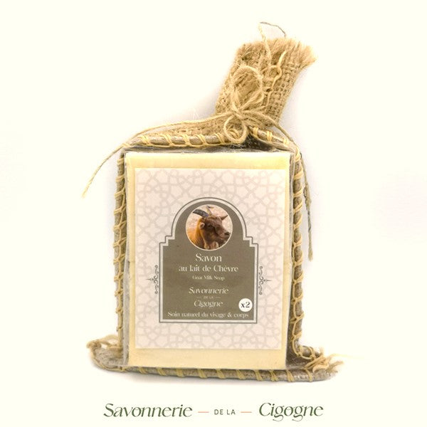 "Duo de douceur : Le secret purifiant au lait de chèvre pour une peau zéro défaut ! 🐐✨"   2x110g