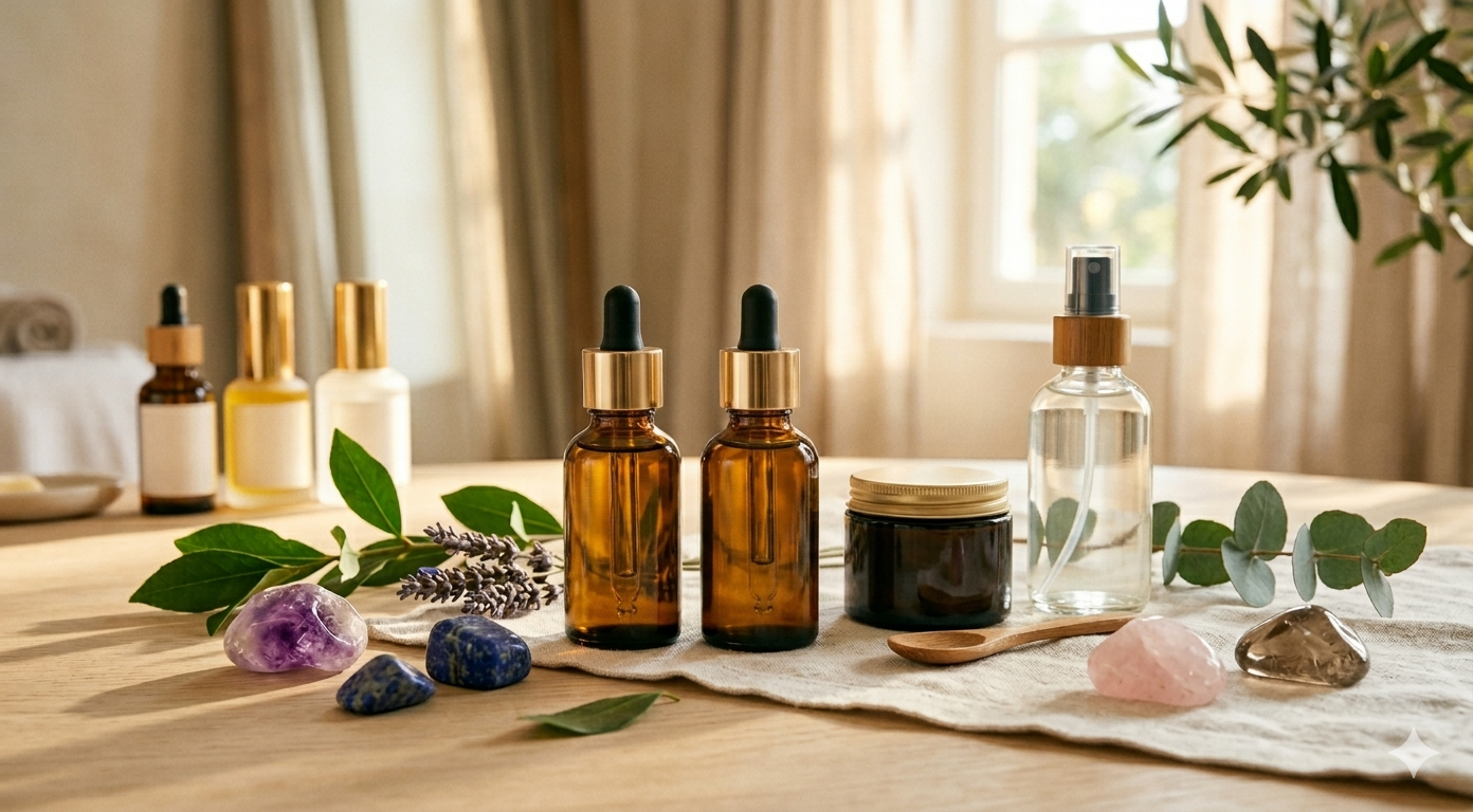 Table soins naturels pierre 