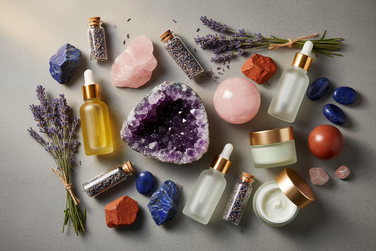 Bannière MSBE — Lithocosmétique & Pierres Naturelles
