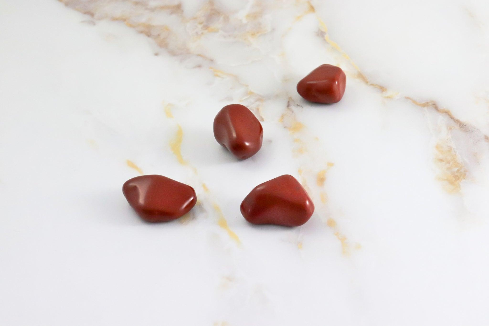 Jaspe Rouge Naturel — Pierre d'Ancrage, de Force et de Vitalité (Qualité A)