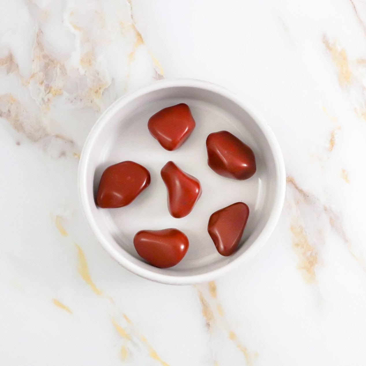 Jaspe Rouge Naturel — Pierre d'Ancrage, de Force et de Vitalité (Qualité A)