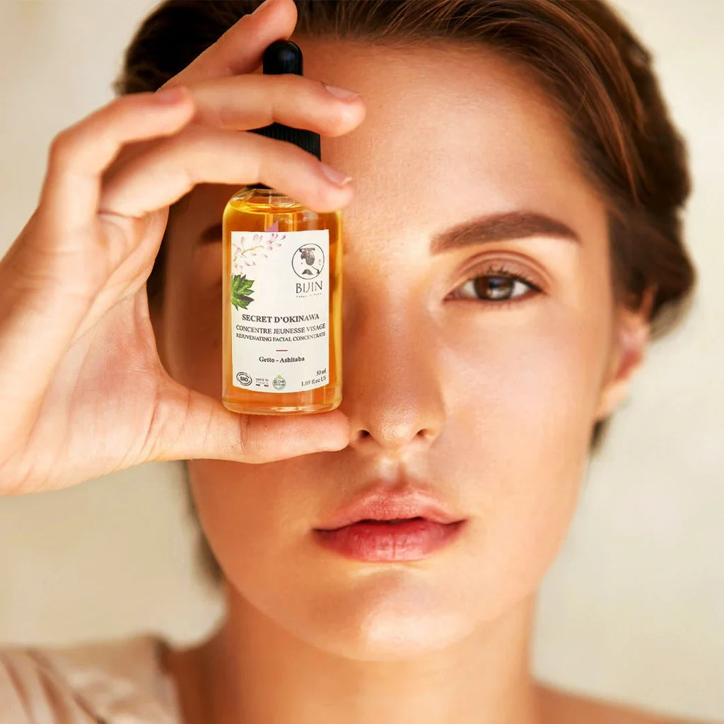 Concentré Jeunesse Visage Bio – Huile Anti-Âge au Getto & Ashitaba 🌿✨ – BIJIN - MonSoinBienEtre